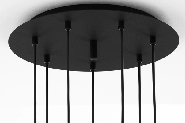 Nowoczesna Lampa wisząca ALAS wys. 35-136cm 7xG10 14W IP20 | Złoty