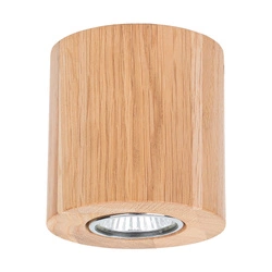 Wooddream Round Lampa Sufitowa Incl.1xLED GU10 5W  Dąb Olejowany 2566174