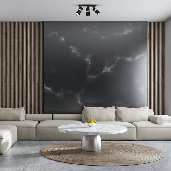 Nowoczesna lampa sufitowa VIDAR BLACK/CHROME 3xGU10 MLP6286