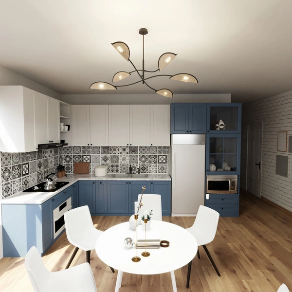 Lampa sufitowa Emibig LOTUS 6 Czarny/RATTAN 1108/6