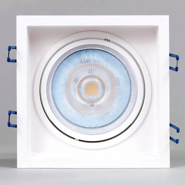 Oprawa wpuszczana oczko sufitowe CROSTI LANA SQ L szer. 17cm | biały