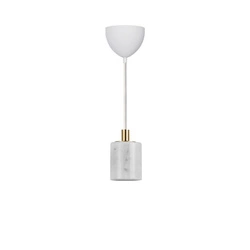 Lampa wisząca SIV E27 60W Marmur | Biały