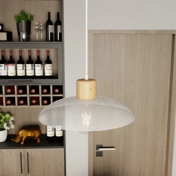 Lampa wisząca Emibig KOBE 1 Biały 1319/1