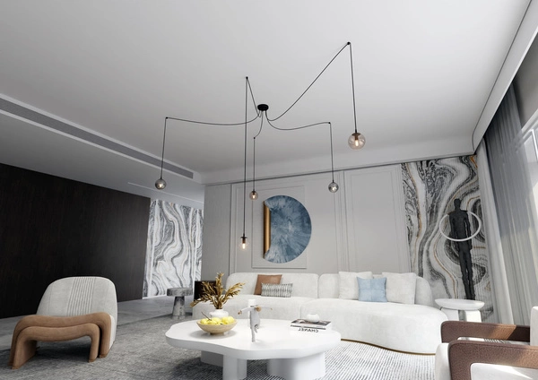 Lampa wisząca Emibig GIGI 5 BL MIX 939/5