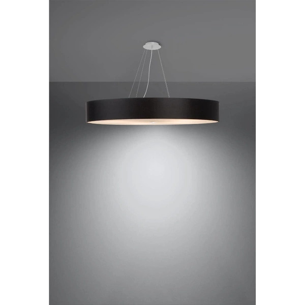 Lampa wisząca SKALA SL.0808,100cm, czarna, 6x60W E27