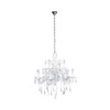 Rosano Żyrandol 12xE14 Max,40W Biały/Transparentny/Chrom 5193120