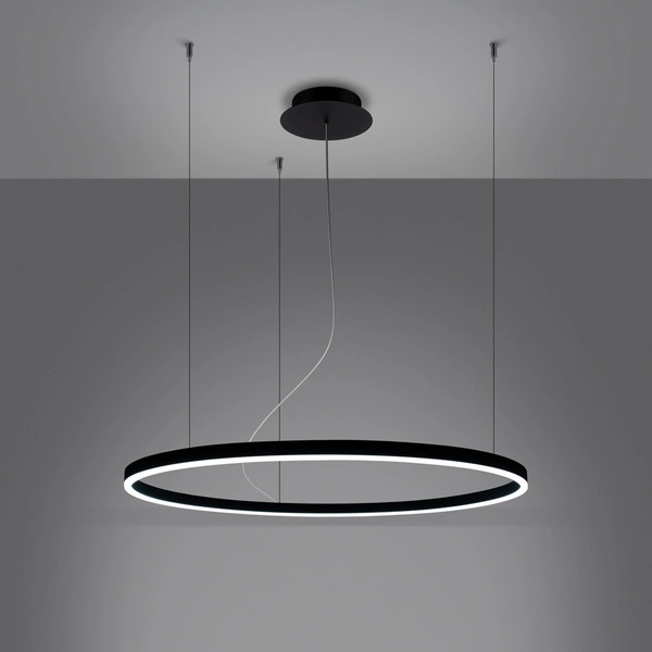 Żyrandol ODA 80 czarny LED 4000K