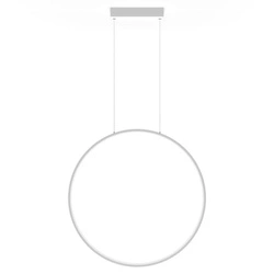 Lampa wisząca Mirror L biała IP44 LED CCT