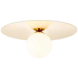 Lampa ścienna Brilliant Zon 1x10W G9 Złoty Metal/Szkło