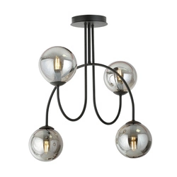 Lampa sufitowa Emibig ARCHI 4A BL GRAFIT 1287/4A