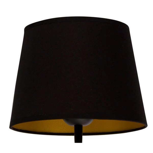 Nowoczesna lampa ścienna LIZBONA KINKIET czarny/miedziany 32113