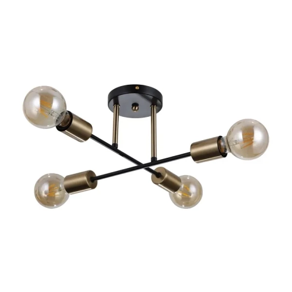 Lampa wisząca Italux Formio PND-4052-4-BL-HBR