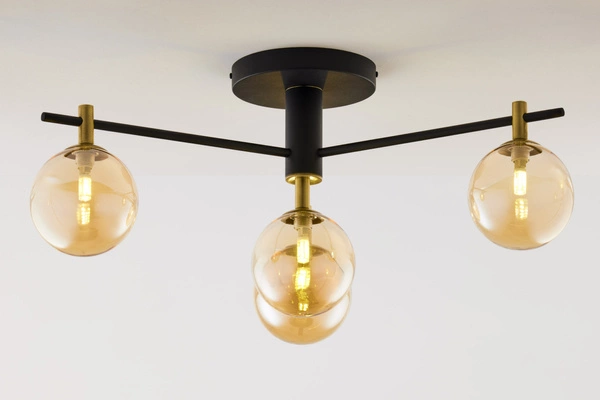 Nowoczesna Lampa sufitowa FIGARO wys. 34cm 4xG9 14W IP20 | Złoty