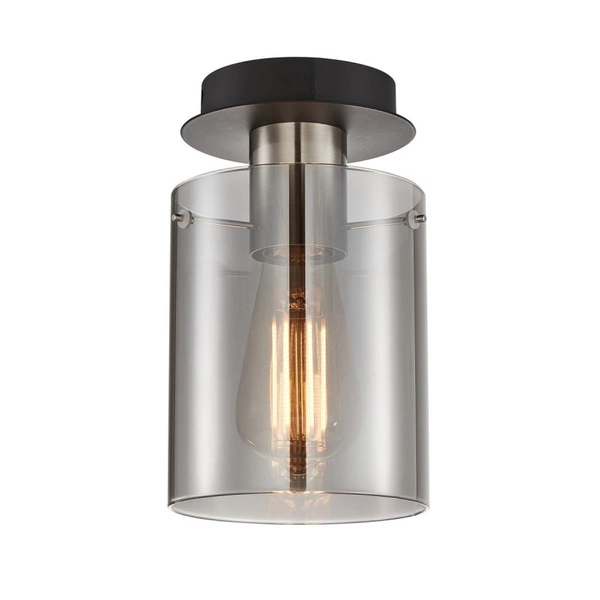 Lampa sufitowa Sardo śr. 13cm E27 | nikiel