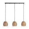 Lampa Wisząca Bohp z Plecionego Papieru Abruzzo Francesca 3xE27