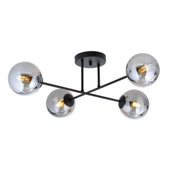 Lampa sufitowa Emibig ROMA 4 BL GRAFIT 1245/4