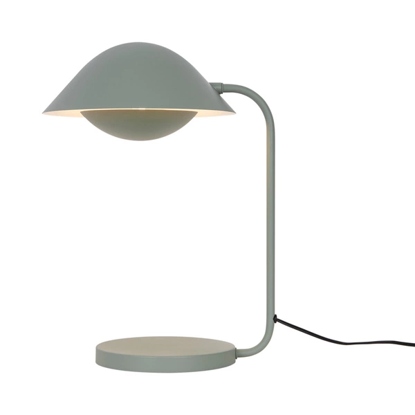 Lampa stołowa FREYA E14 40W Metal | Zgaszona zieleń