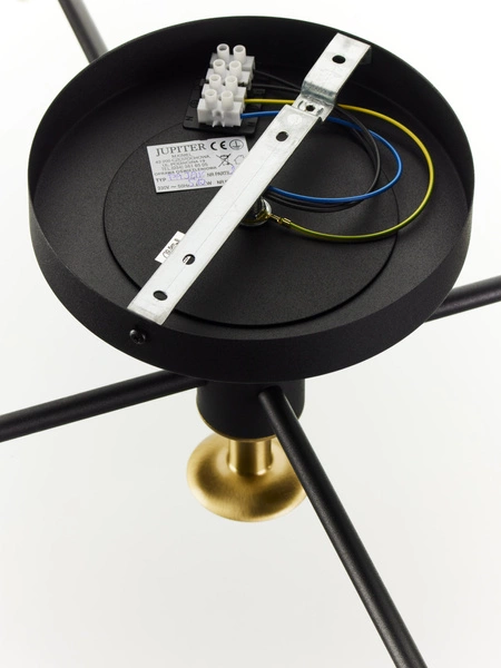 Nowoczesna Lampa sufitowa FIGARO wys. 34cm 5xG9 14W IP20 | Złoty