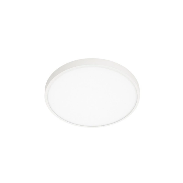 Lampa sufitowa plafon okrągły RIBERIO LED 30W śr. 28cm | biały