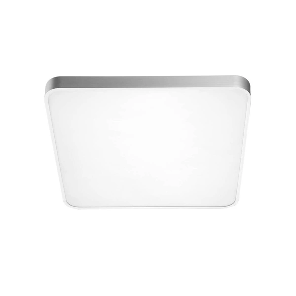 Lampa sufitowa plafon SIERRA LED 40W szer. 50cm | srebrny