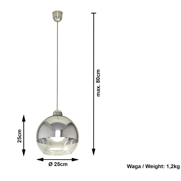 Lampa Wisząca COSMO Chrom SL.0083