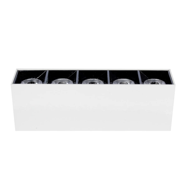 Lampa liniowa natynkowa 15w 3000K biało-czarna JDL-3T