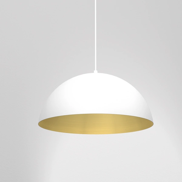 Lampa wisząca BETA, MLP7897, 35 cm, biały/złoty, 1x60W E27