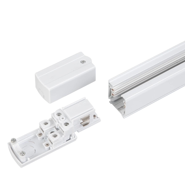 Prowadnica Track Biały 3-Obwodowy 1m + Zasilanie