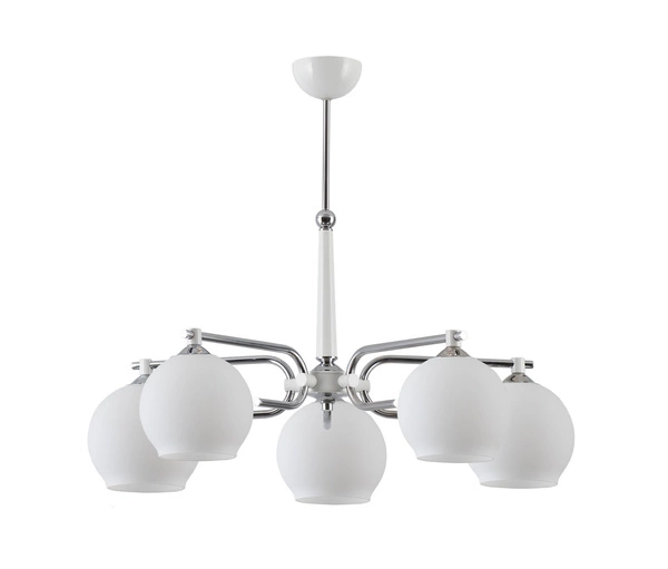 Klasyczny Żyrandol AXEL wys. 65cm 5xE27 15W IP20 | Chrom