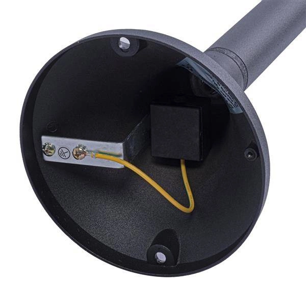 Lampa ogrodowa stojąca FOX BLACK 1xE27 Duża EKO3568