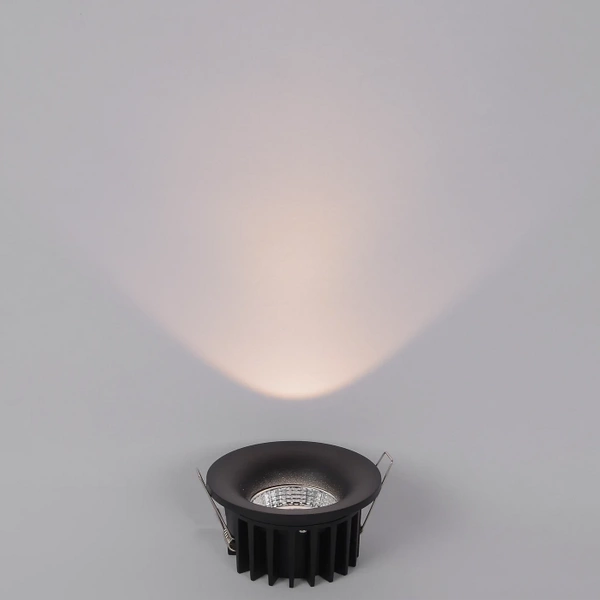 Oczko podtynkowe Cirro 1xLED czarne RL0104-CCT-BK