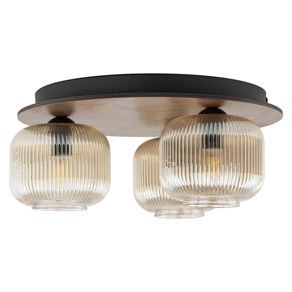 SALVIA BROWN LAMPA SUFITOWA 3XE14