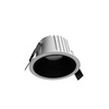 ORBITO DOWNLIGHT 10W WW 230V 40st IP44 Ra90 UGR<19 97X65MM BIAŁY/CZARNY MAT okrągła 5 lat gw