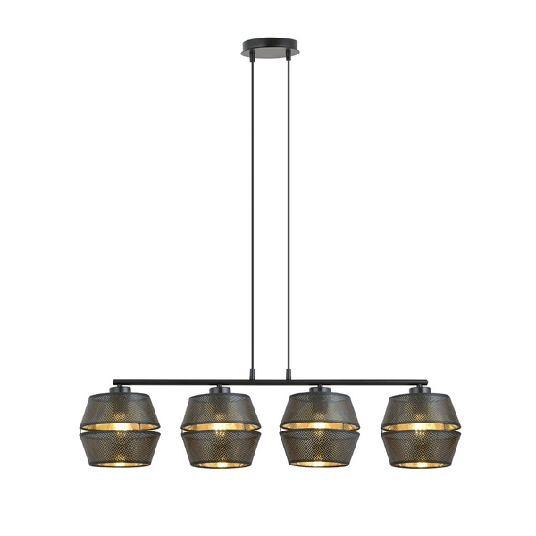 Lampa wisząca Emibig MALIA 4 Czarny/GOLD 1185/4