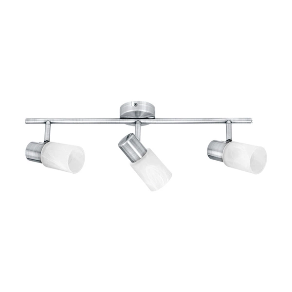 Lampa Sufitowa Kira 3xE14 Max.40W Metal Satin/Białe Szkło 2220328