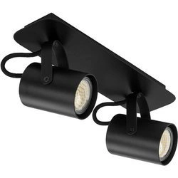 Nowoczesna lampa sufitowa plafon KAMERA 2 czarny 32559