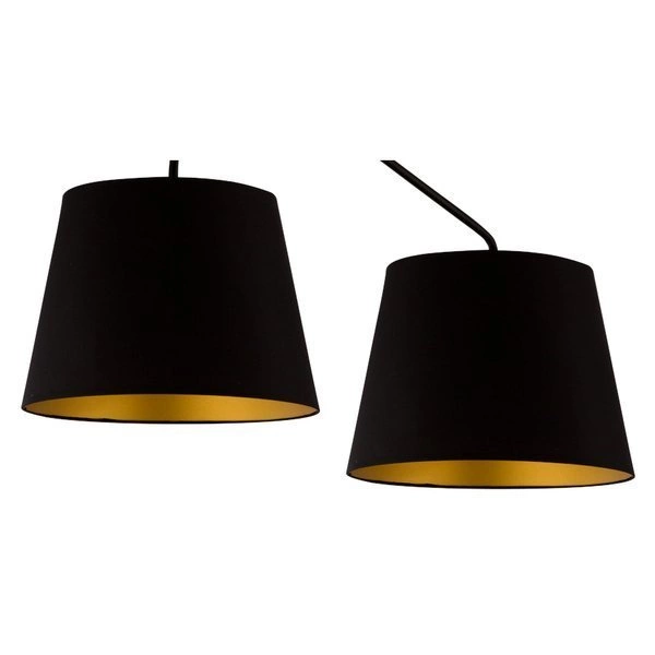 Lampa sufitowa LIZBONA 2 PLAFON czarny/miedziany 32116