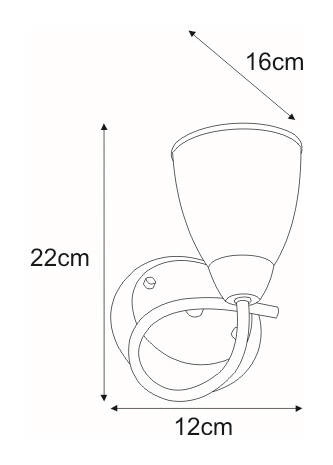 Kinkiet K-JSL-6059/1W AB z serii PLATO