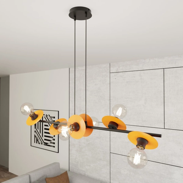 Lampa wisząca Emibig TOKEN 6 BL ORANGE 1428/6