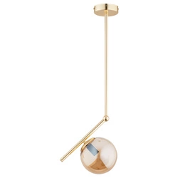 Lampa sufitowa ALFA LIBERTY ZŁOTA 1xE14 24cm | 61123