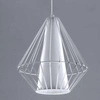 Lampa Wisząca DEMI Biała Stal, E27 60W, SL.0297