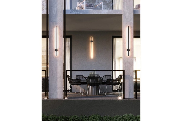 Azzardo GUIDO WALL IP54 3000K BK 5339