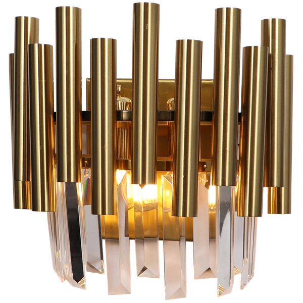 Kinkiet MADISON, złoty/transparentny, 2x40W E14, ML6937