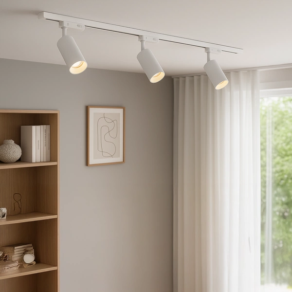 Track Spot Pipe Biały 1xGU10 3-obwodowy