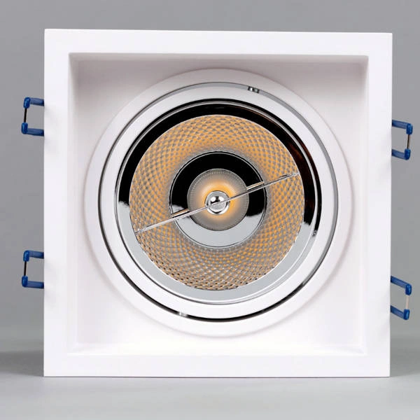 Oprawa wpuszczana oczko sufitowe CROSTI LANA SQ L szer. 17cm | biały