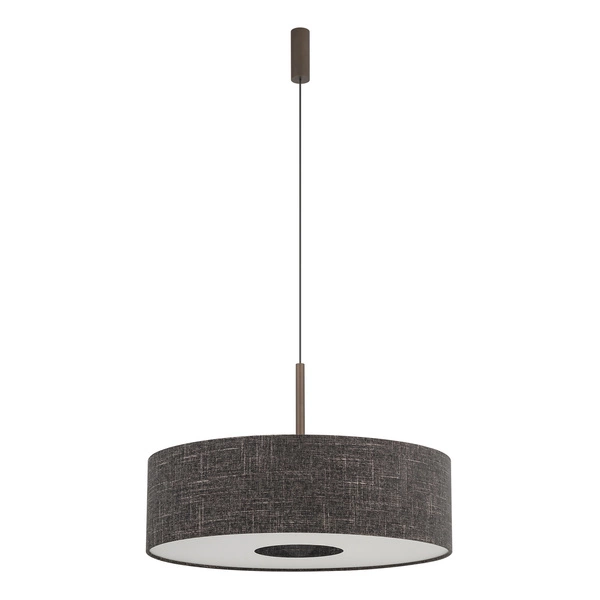 Lampa wisząca AMARELA L E27 wys.130cm szer.65cm | Czarny melanż 11660