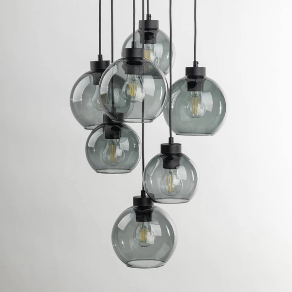 CUBUS GRAPHITE LAMPA WISZĄCA 7 KOŁO 10207