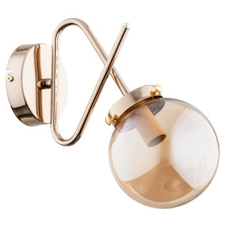 Kinkiet ALFA RITO ZŁOTY 1xE14 15cm | 60922