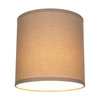 Abażur Cylinder E27 H25 Brązowy Tkanina A1252