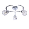 Nowoczesna lampa sufitowa BOMBOLA spirala 98-70326 chrom 3xG9
